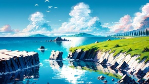 海边礁石