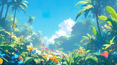 唯美热带花园