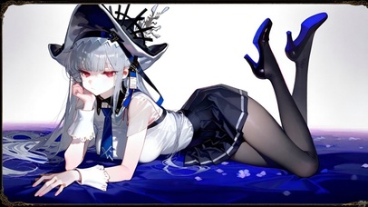 趴着的黑丝美女-归溟幽灵鲨