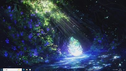 青萝秘境-桌面主题