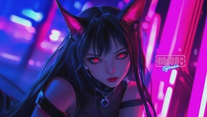 红眸兽耳女孩