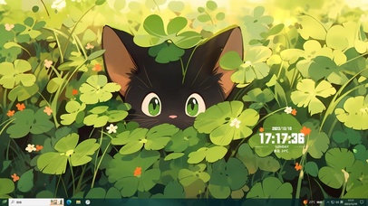 治愈护眼小黑猫