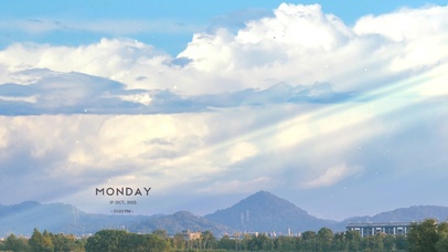 4K唯美治愈蓝天白云