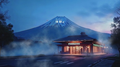 雪山脚下便利店