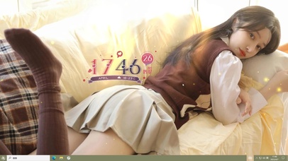 4k握在沙发上的美女