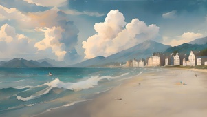 夏日海岸