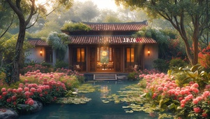 惬意 庭院