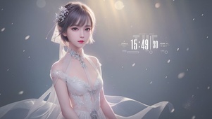 清纯可爱美女