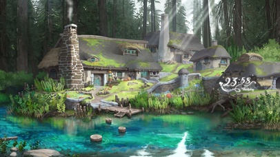 4K唯美治愈森林小屋