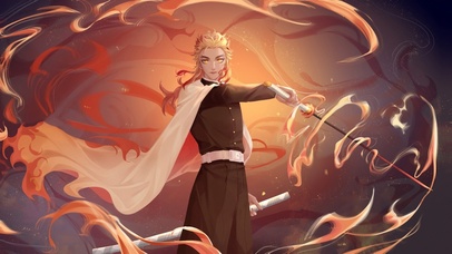 最帅男神 炼狱杏寿郎 鬼灭之刃