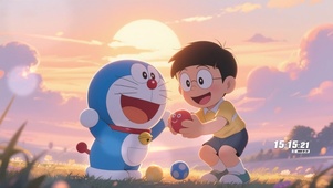 小哆啦和大雄 