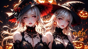 万圣节火焰巫女