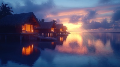 惬意海上度假木屋