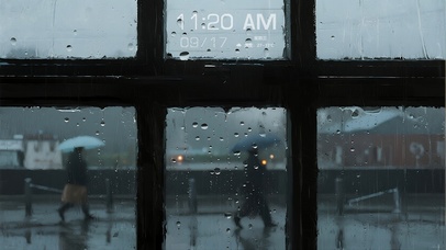 匆匆人生如流水(雨滴屏)