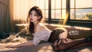 可爱黑丝女神