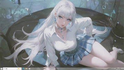 4K眨眼动效壁纸