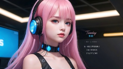 4k唯美治愈少女