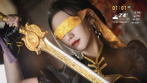 蒙眼女武士