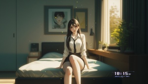 揽发凝思，便把人间岁月柔了一遍