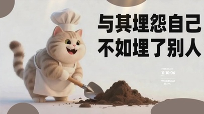 与起埋怨自己，不如埋了别人