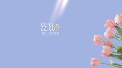 4k治愈清新郁金香系列