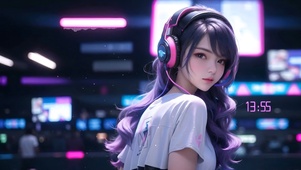 4k音乐女孩