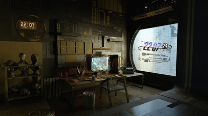 赛博朋克科技房间