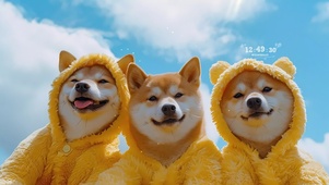 可爱的柴犬