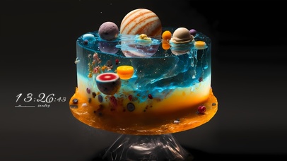 唯美治愈蛋糕星球