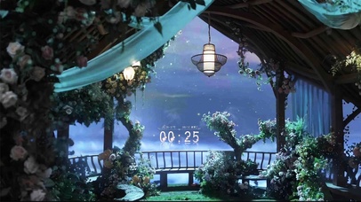 4K 唯美治愈花房