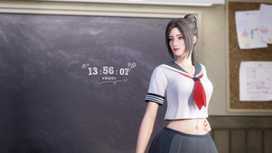 JK清纯美女