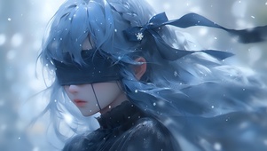 雪中唯独有她