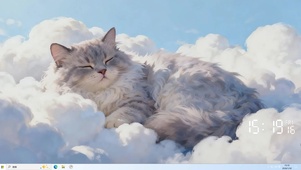可爱猫咪桌面主题