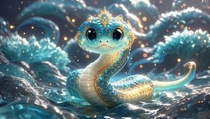 水晶灵蛇开运