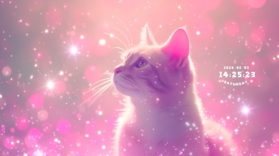 治愈粉色系喵星人