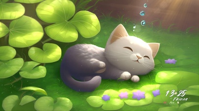 4K暖阳下睡觉吹泡泡的喵