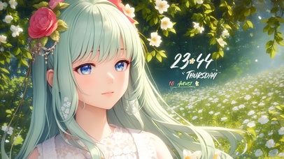 4k长发大眼美女 AI绘画