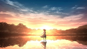 这么美的夕阳怎么舍得离开呢