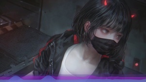 帅气的音乐少女