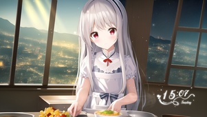 可爱小厨娘