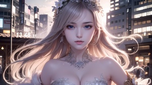 金发气质美女