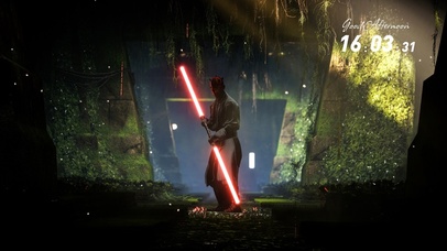 武士武者夜晚科幻特效夜空星空