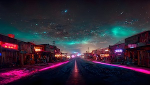 赛博朋克 街道