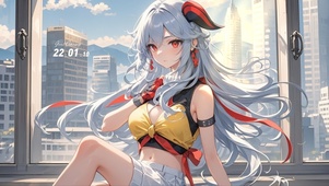 窗边美少女