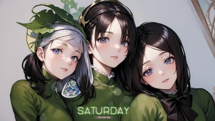 可爱三姐妹