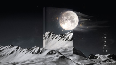 4K科幻月球