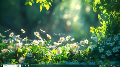 清新护眼 雏菊