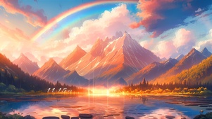 白云雪山森林