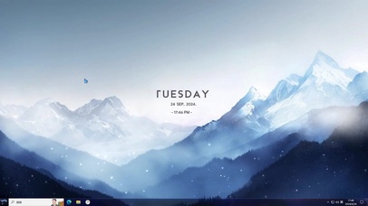 雪山迷雾—【主题桌面】