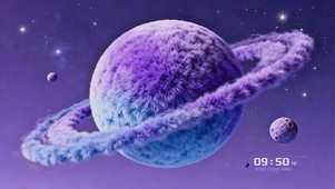 毛绒星球（时钟版）